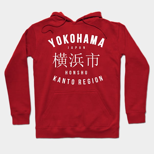 Yokohama City Japan Vintage Hoodie by rajem